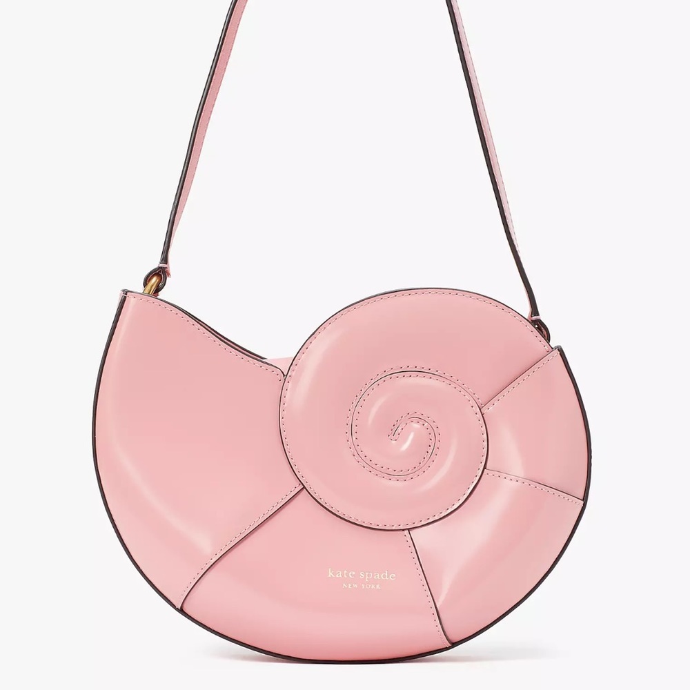 Kate Spade What the Shell Nautilus Shell Shoulder Bag 🐚🩷